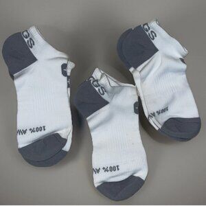 FIGS Compression Socks Low Small Ankle White 3 Pair New